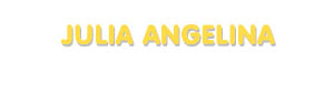 Der Vorname Julia Angelina